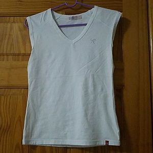 Tonlion White Sleeveless Top